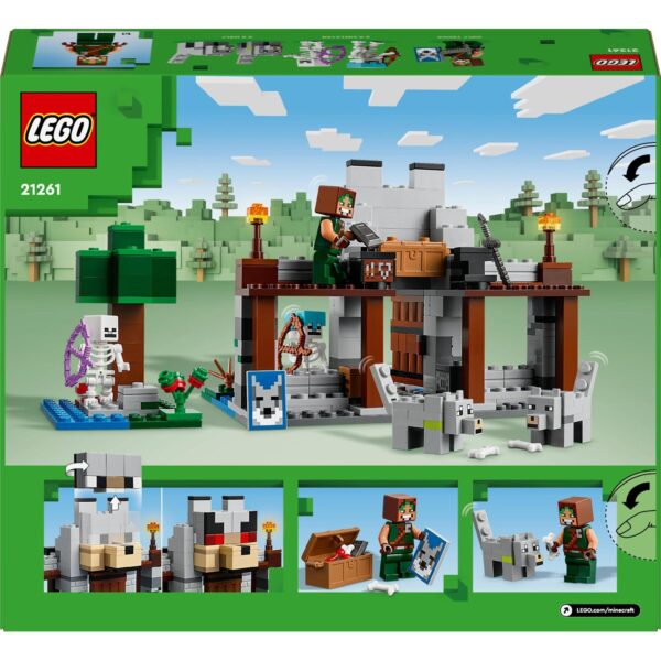 LEGO® Minecraft® - Fortareata lupilor 21261, 312 piese - imagine 3