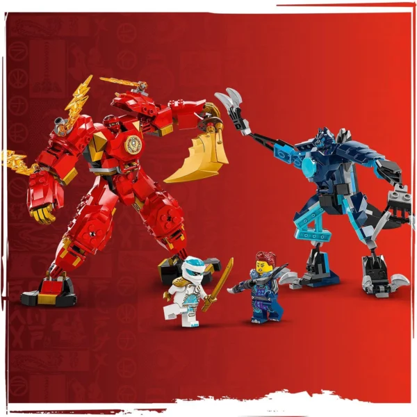 LEGO® Ninjago® - Robotul stihie de foc al lui Kai 71808, 322 piese - imagine 7