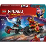LEGO® NINJAGO® - Cursa de viteza cu motocicleta lui Kai 71838, 79 piese - imagine 2