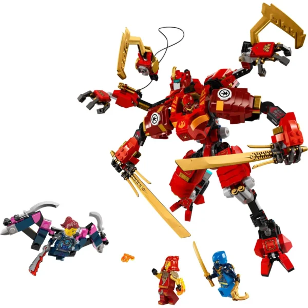 LEGO® NINJAGO® - Robotul ninja catarator al lui Kai 71812, 623 piese - imagine 4