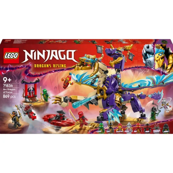 LEGO® Ninjago™ - Dragonul concentrarii Arc 71836, 869 piese - imagine 2