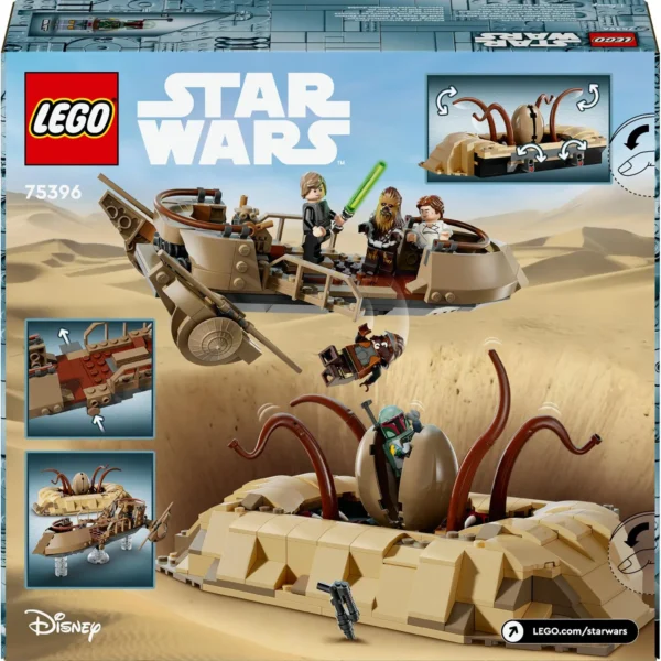 LEGO® Star Wars TM - Schif de desert si Groapa lui Sarlacc 75396, 558 piese - imagine 3