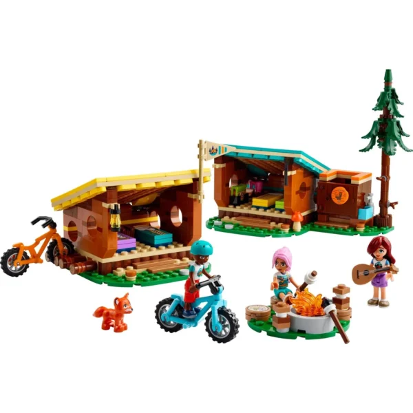 LEGO® Friends - Cabane confortabile in tabara de aventuri 42624, 437 piese - imagine 4