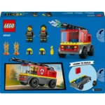 LEGO® City - Autospeciala de pompieri cu scara 60463, 82 piese - imagine 3