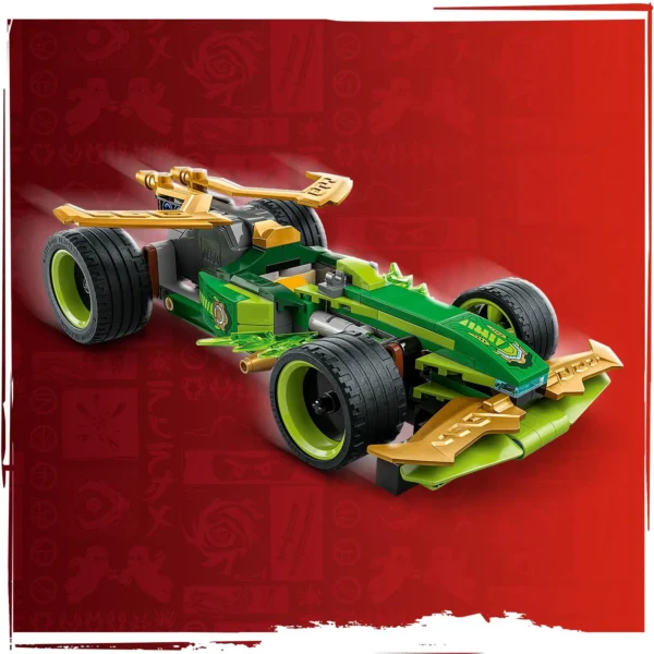 LEGO® Ninjago™ - Masina de curse cu motor cu arc a lui Lloyd 71828, 181 piese - imagine 8