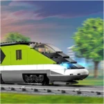 LEGO® City - Tren expres de pasageri 60337, 764 piese - imagine 8