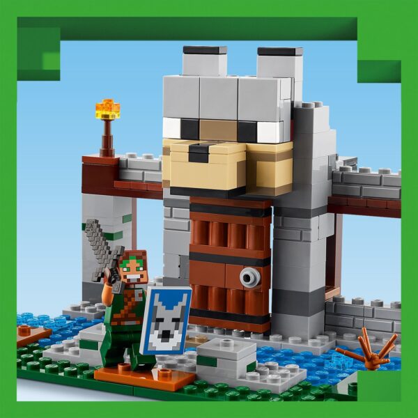 LEGO® Minecraft® - Fortareata lupilor 21261, 312 piese - imagine 7