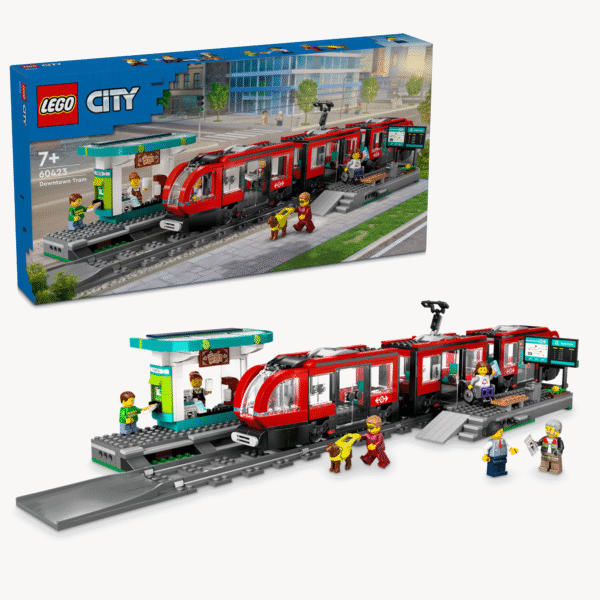LEGO® City - Statie si tramvai in centrul orasului 60423, 811 piese - imagine 1