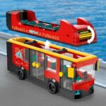 LEGO® City - Autobuz turistic rosu cu etaj 60407, 384 piese - imagine 7