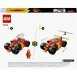 LEGO® Ninjago™ - Masina de curse EVO ninja a lui Kai 71780, 94 piese - imagine 3