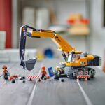 LEGO® City - Excavator galben de constructii 60420, 633 piese - imagine 6