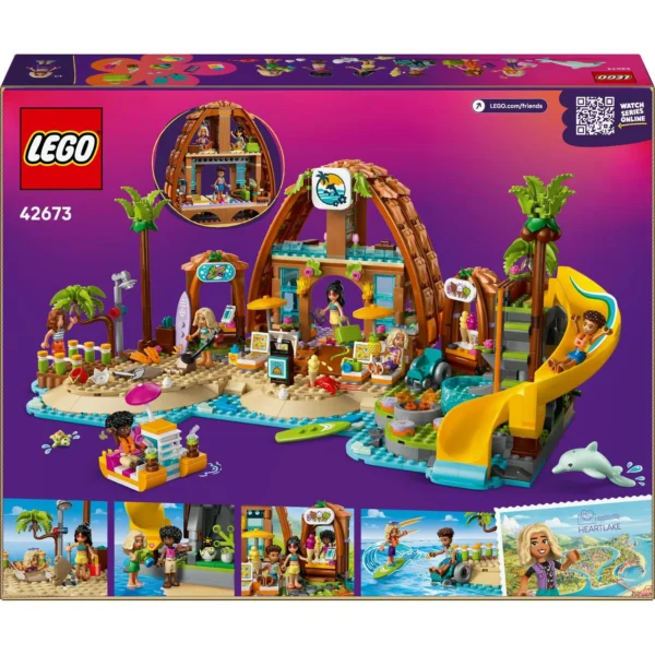 LEGO® Friends - Statiune de pe litoral pentru vacanta cu familia 42673, 1140 piese - imagine 3