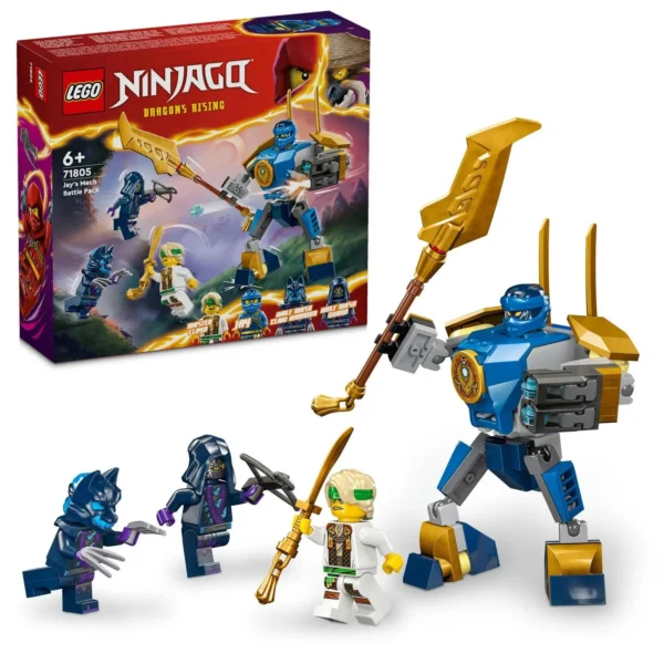 LEGO® Ninjago® - Pachet de lupta robotul lui Jay 71805, 78 piese - imagine 1