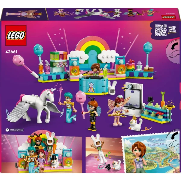 LEGO® Friends - Bal mascat cu unicornul si zana 42661, 261 piese - imagine 3