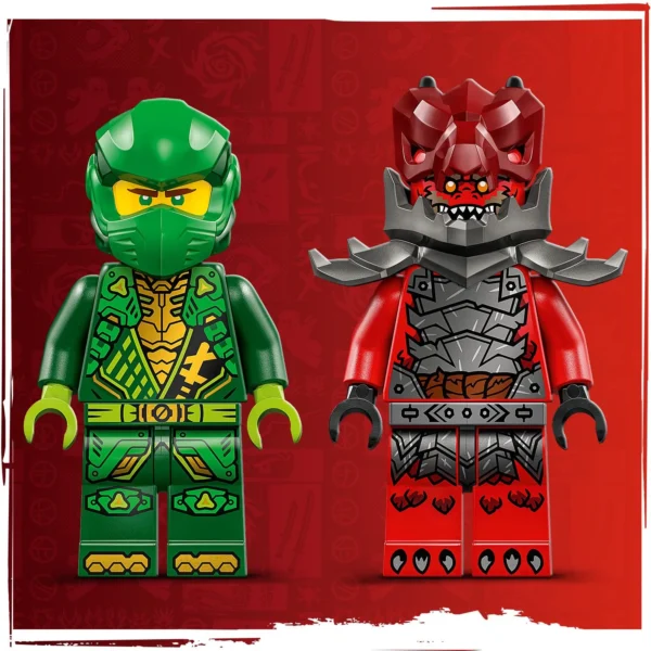 LEGO® Ninjago™ - Masina de curse cu motor cu arc a lui Lloyd 71828, 181 piese - imagine 9