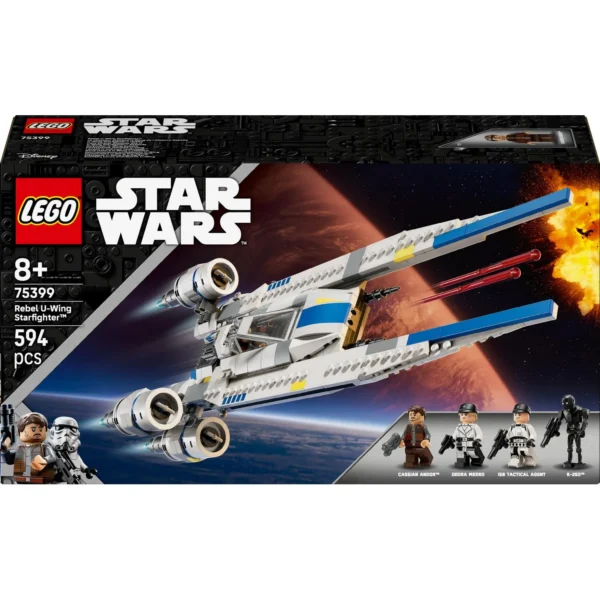 LEGO® Star Wars™ - Nava stelara U-Wing a rebelilor 75399, 594 piese - imagine 2