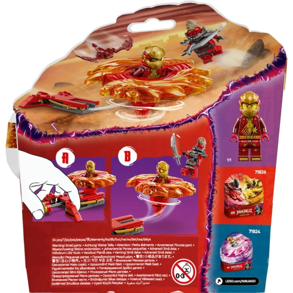 LEGO® Ninjago - Dragonul Spinjitzu rotitor al lui Kai 71823, 54 piese - imagine 3
