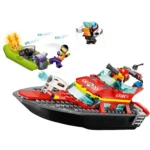 LEGO® City - Barca de salvare a pompierilor 60373, 144 piese - imagine 7