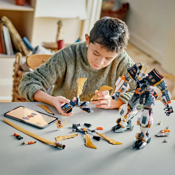 LEGO® Ninjago® - Robotul-dragon de titan al lui Cole 71821, 1055 piese - imagine 5