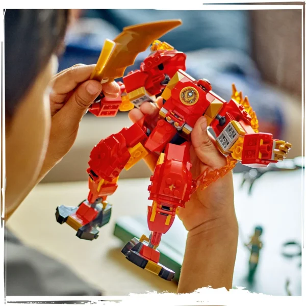 LEGO® Ninjago® - Robotul stihie de foc al lui Kai 71808, 322 piese - imagine 5
