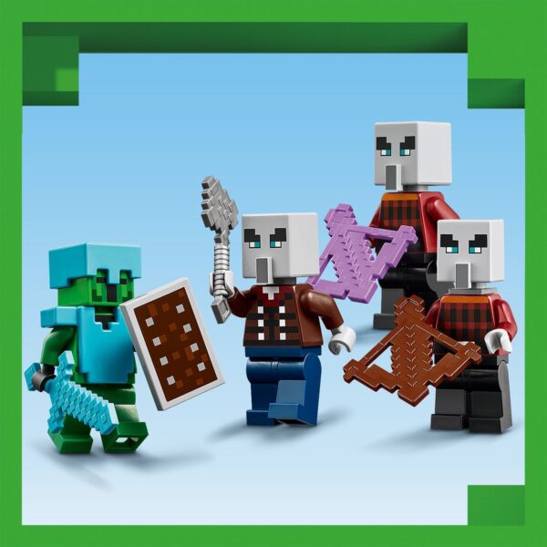 LEGO® Minecraft™ - Patrula Illager de desert 21267, 105 piese - imagine 6