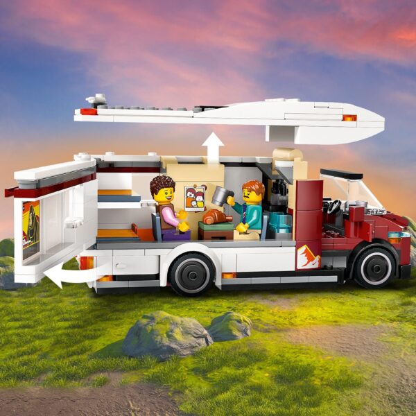 LEGO® City - Rulota pentru aventuri de vacanta 60454, 385 piese - imagine 7
