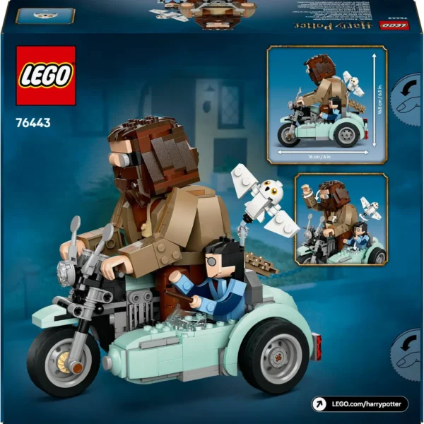 LEGO® Harry Potter TM - Hagrid™ si Harry intr-o tura cu motocicleta 76443, 617 piese - imagine 3