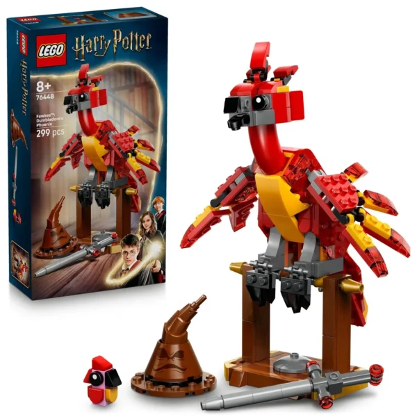 LEGO® Harry Potter™ - Fawkes: Phoenixul lui Dumbledore 76448, 299 piese - imagine 1