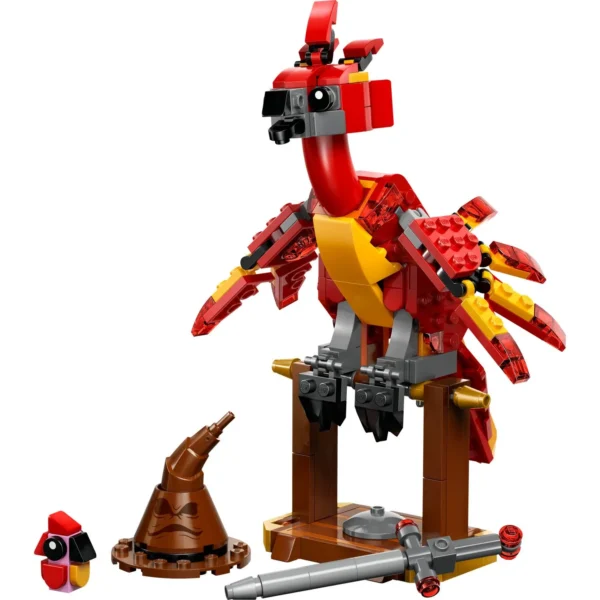 LEGO® Harry Potter™ - Fawkes: Phoenixul lui Dumbledore 76448, 299 piese - imagine 4