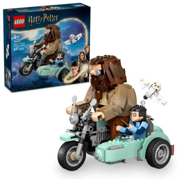 LEGO® Harry Potter TM - Hagrid™ si Harry intr-o tura cu motocicleta 76443, 617 piese - imagine 1