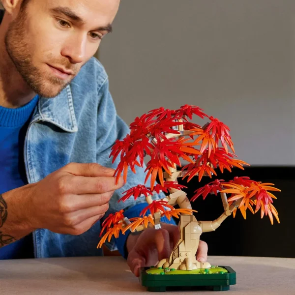 LEGO® Botanicals - Bonsai de artar japonez rosu 10348, 474 piese - imagine 5