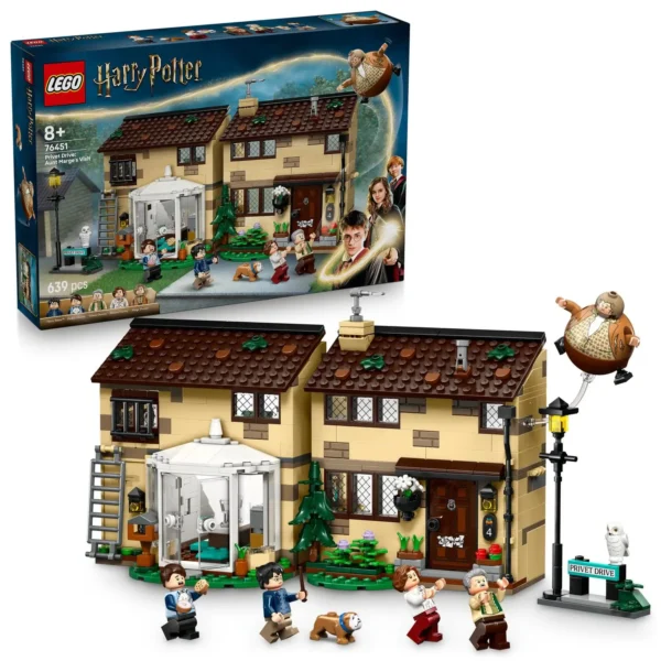 LEGO® Harry Potter™ - Privet Drive: Vizita matusii Marge 76451, 639 piese - imagine 1