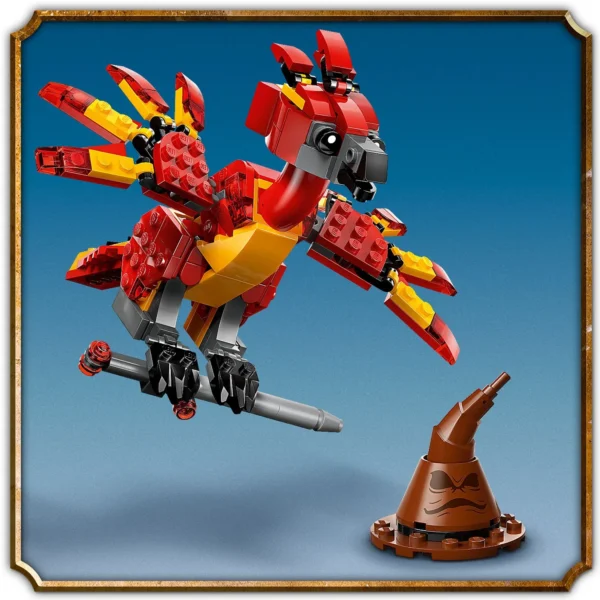 LEGO® Harry Potter™ - Fawkes: Phoenixul lui Dumbledore 76448, 299 piese - imagine 8