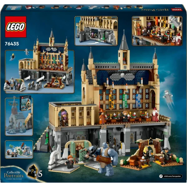 LEGO® Harry Potter™ - Castelul Hogwarts™: Marea sala 76435, 1732 piese - imagine 3