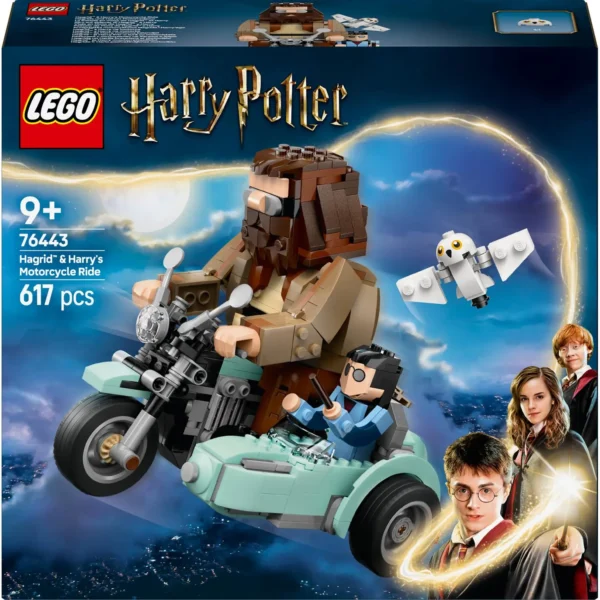 LEGO® Harry Potter TM - Hagrid™ si Harry intr-o tura cu motocicleta 76443, 617 piese - imagine 2