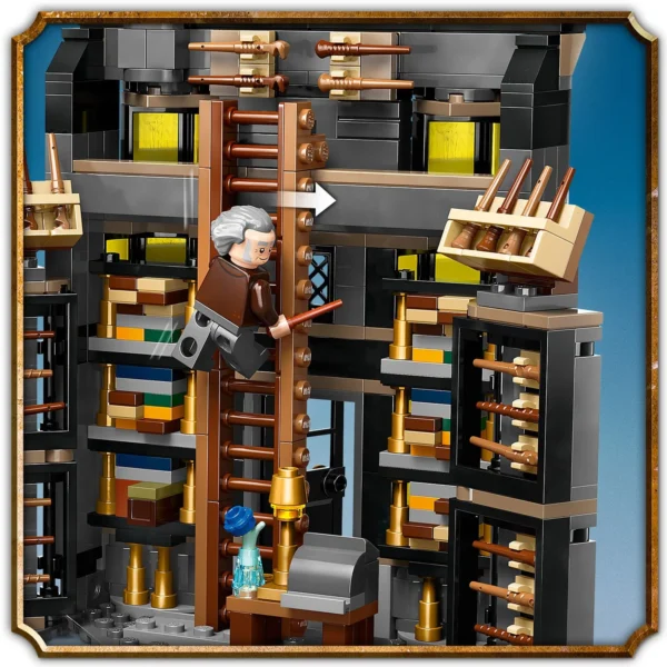 LEGO® Harry Potter™ - Magazinul de baghete Ollivander si magazinul de haine al lui Madam Malkin 76439, 744 piese - imagine 8