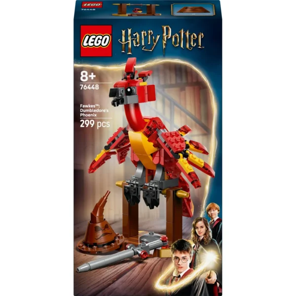 LEGO® Harry Potter™ - Fawkes: Phoenixul lui Dumbledore 76448, 299 piese - imagine 2