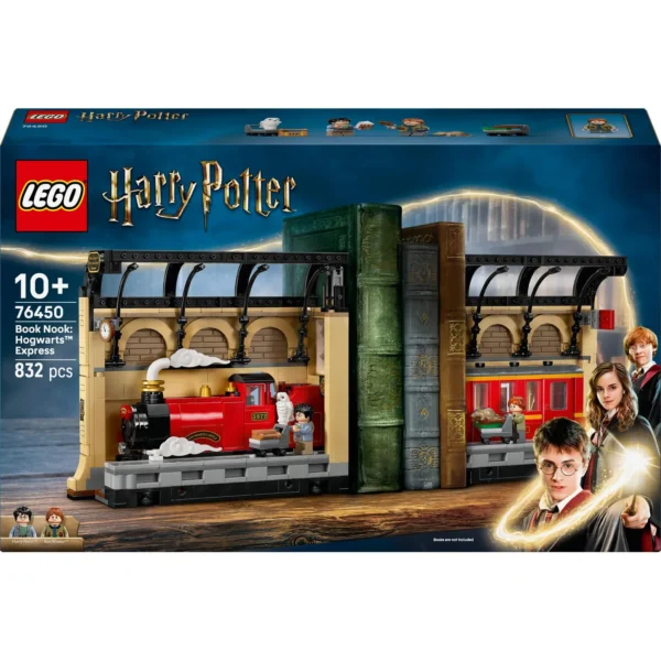 LEGO® Harry Potter™ - Coltul cu carti: Expresul Hogwarts™ 76450, 832 piese - imagine 2