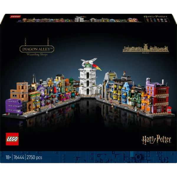 LEGO® Harry Potter TM - Magazine vrajitoresti pe Aleea Diagon 76444, 2750 piese - imagine 2