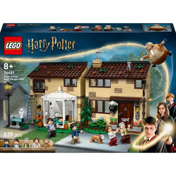 LEGO® Harry Potter™ - Privet Drive: Vizita matusii Marge 76451, 639 piese - imagine 2