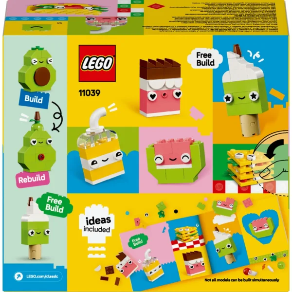LEGO® Classic - Prieteni alimentari creativi 11039, 150 piese - imagine 3