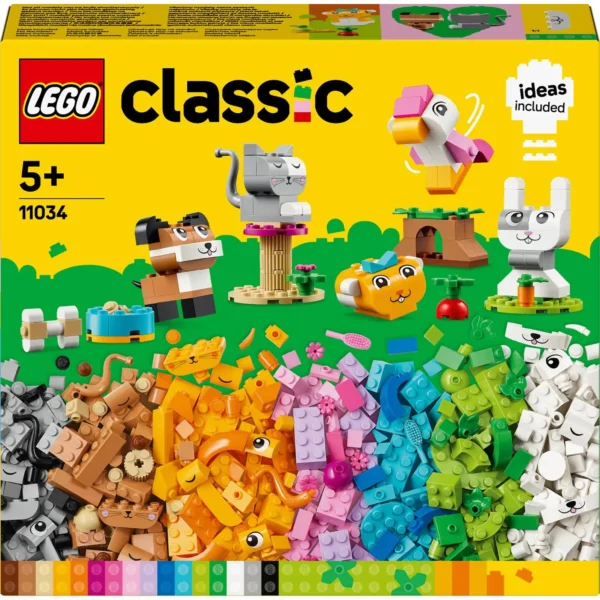LEGO® Classic - Animalute creative 11034, 450 piese - imagine 2