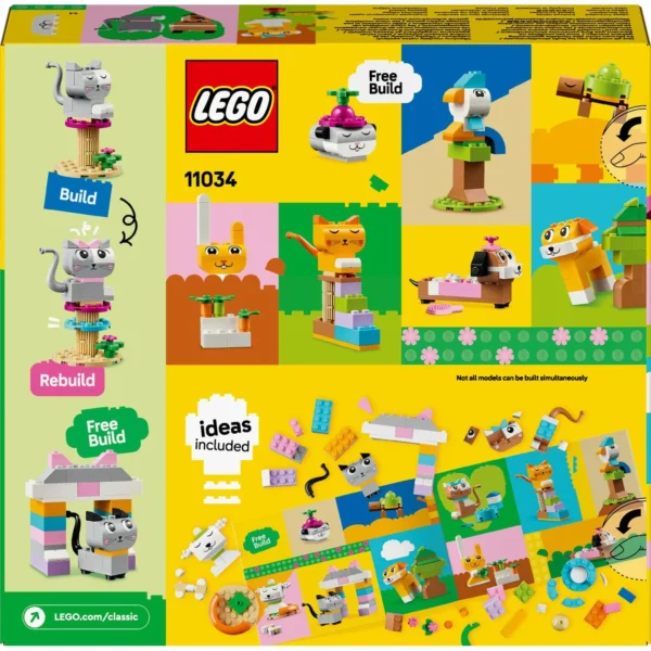 LEGO® Classic - Animalute creative 11034, 450 piese - imagine 3