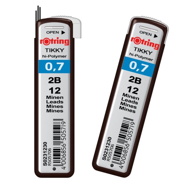 Mine creion 0.7 mm 2B - ROTRING - imagine 1