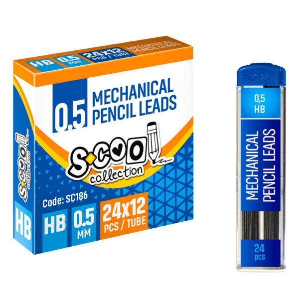 Mine creion mecanic 0,5mm, HB - S-COOL - imagine 1